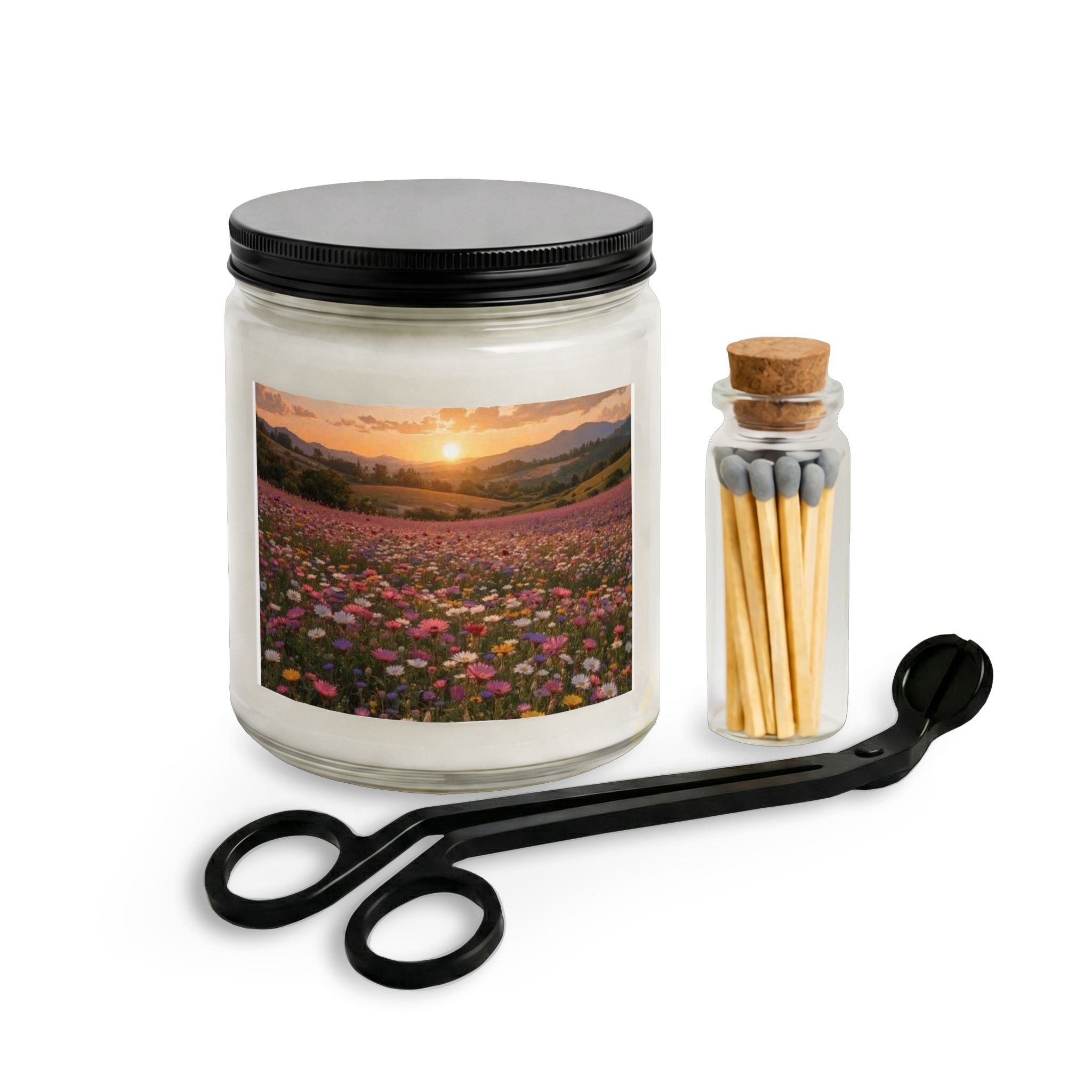 Candle Set with Matches and Wick Trimmer