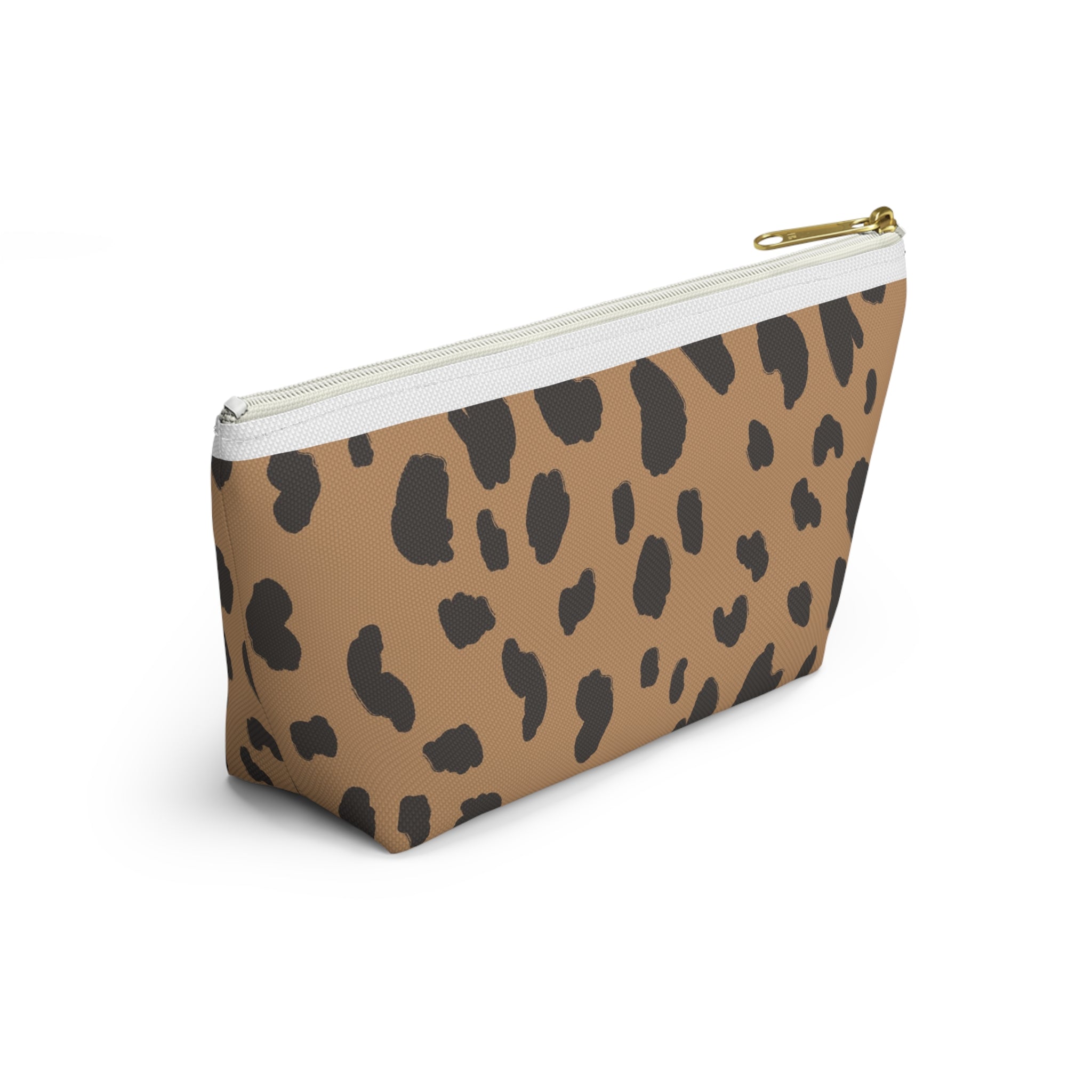 Leopard Print Accessory Pouch — T‑Bottom Makeup Bag