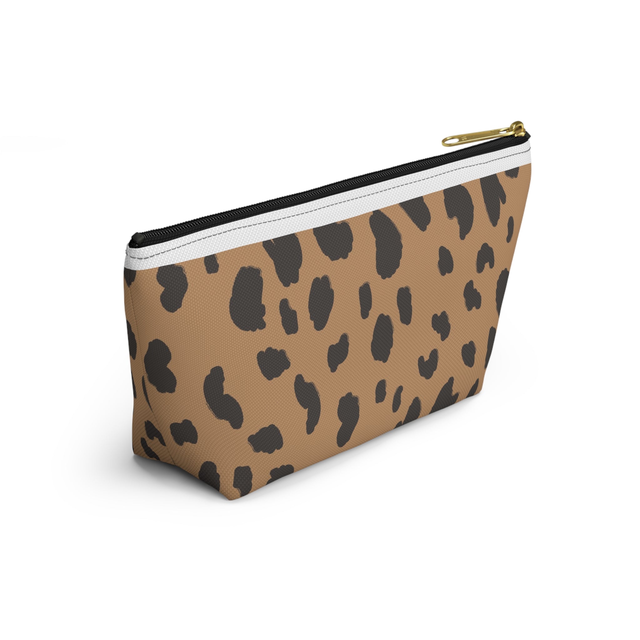 Leopard Print Accessory Pouch — T‑Bottom Makeup Bag