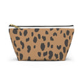 Leopard Print Accessory Pouch — T‑Bottom Makeup Bag