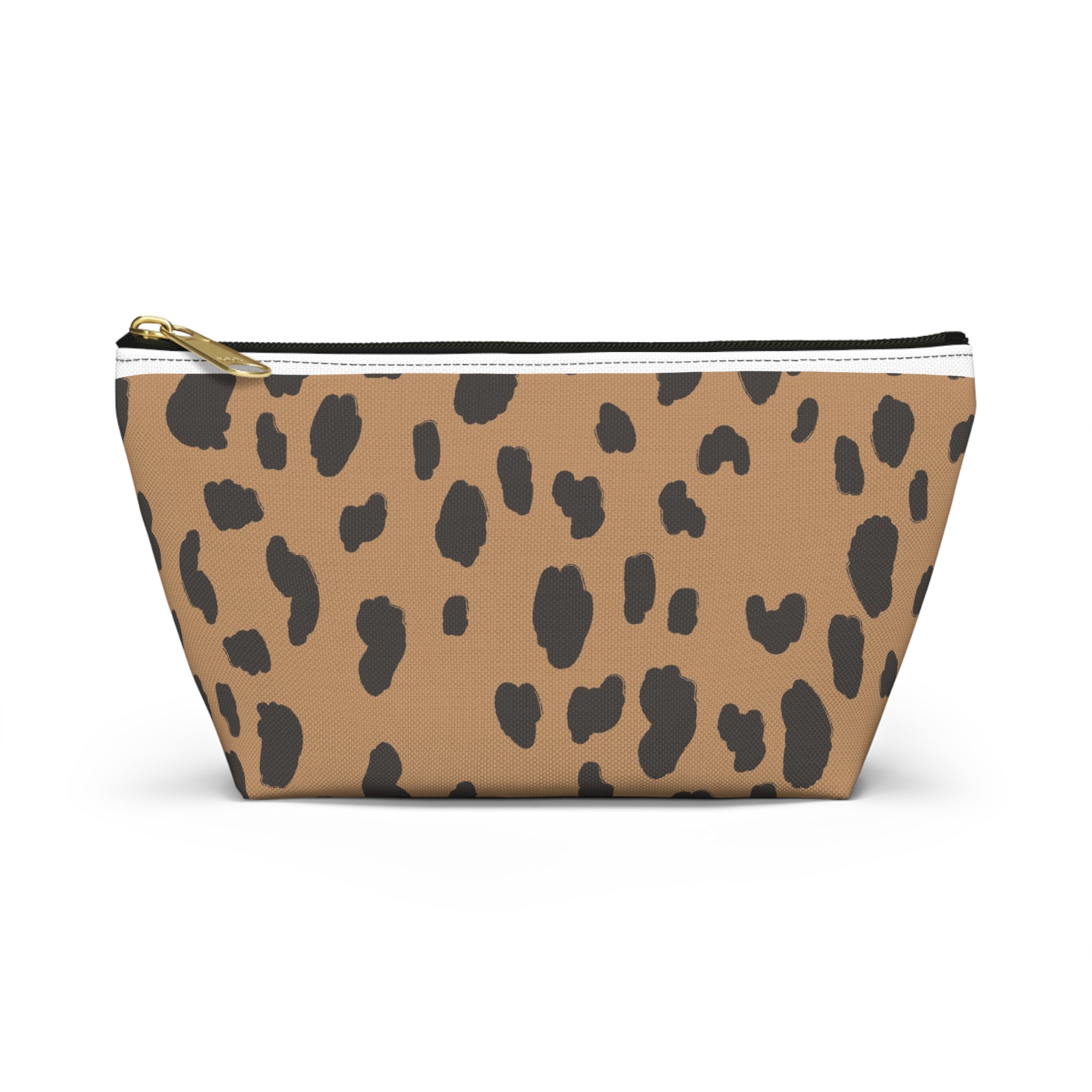 Leopard Print Accessory Pouch — T‑Bottom Makeup Bag
