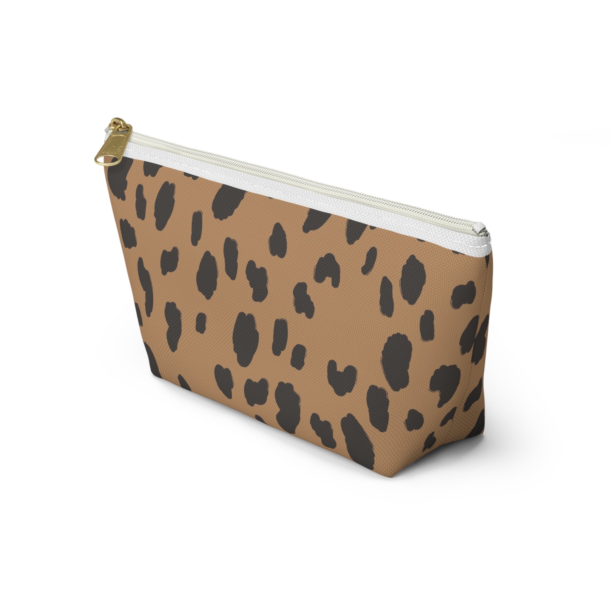Leopard Print Accessory Pouch — T‑Bottom Makeup Bag