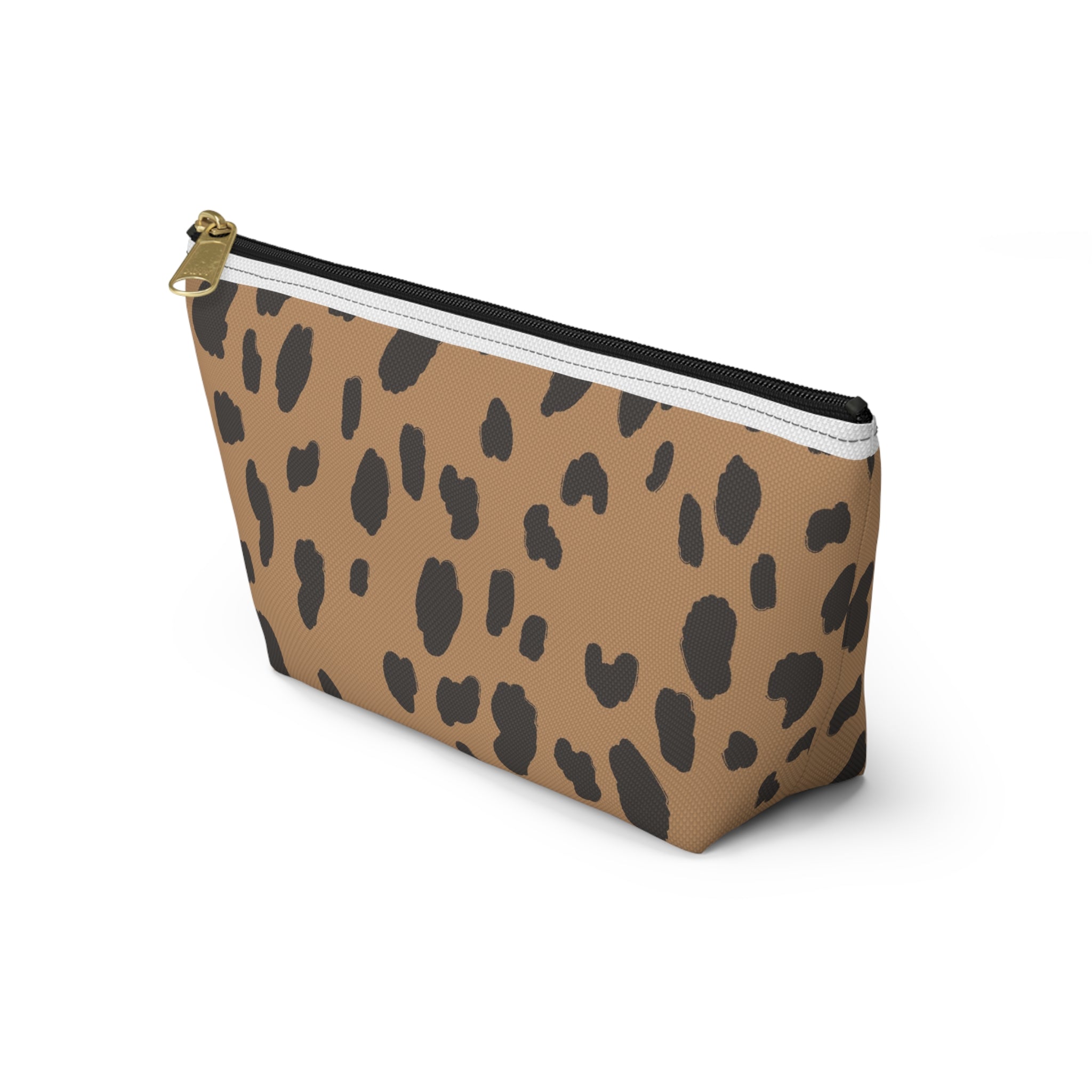 Leopard Print Accessory Pouch — T‑Bottom Makeup Bag