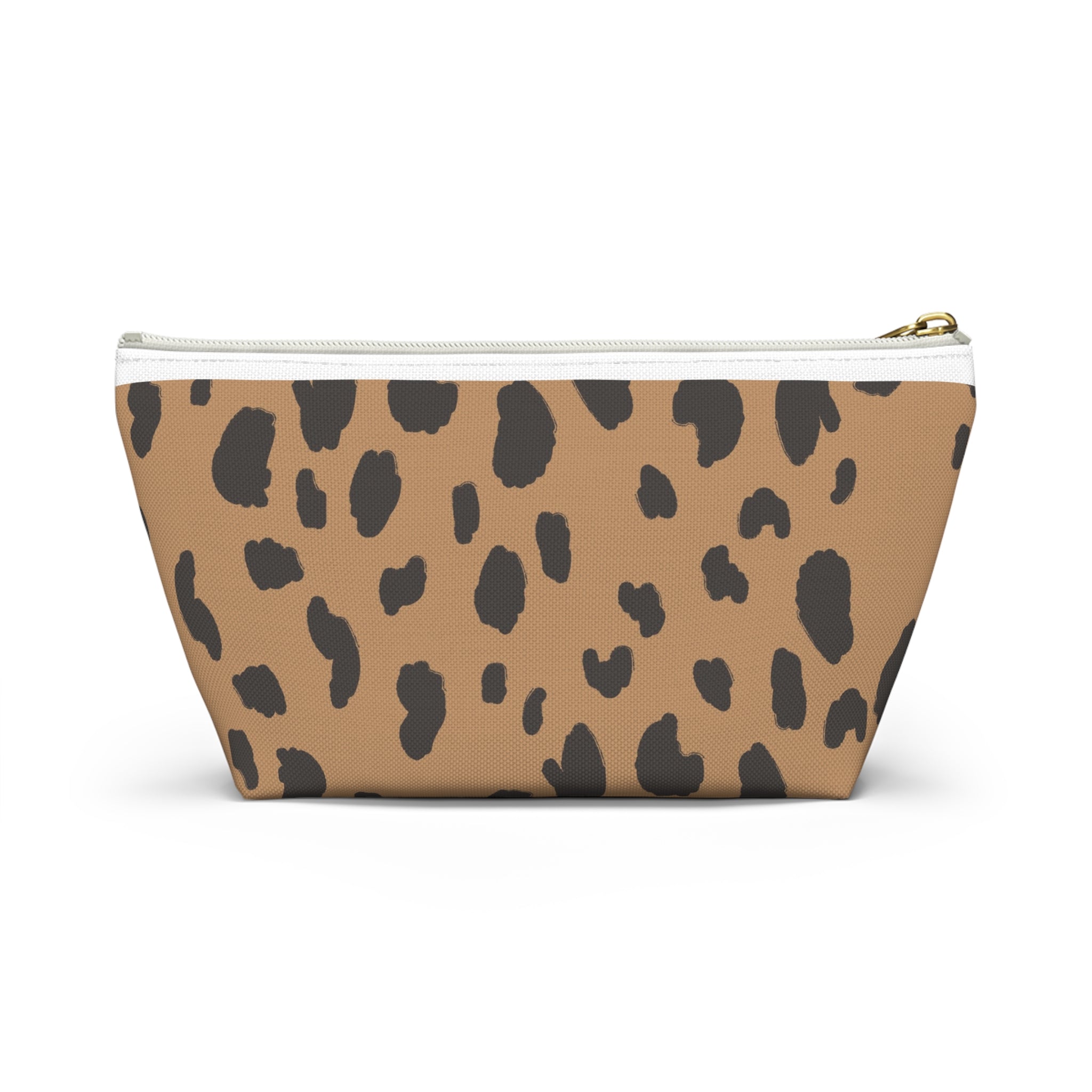 Leopard Print Accessory Pouch — T‑Bottom Makeup Bag
