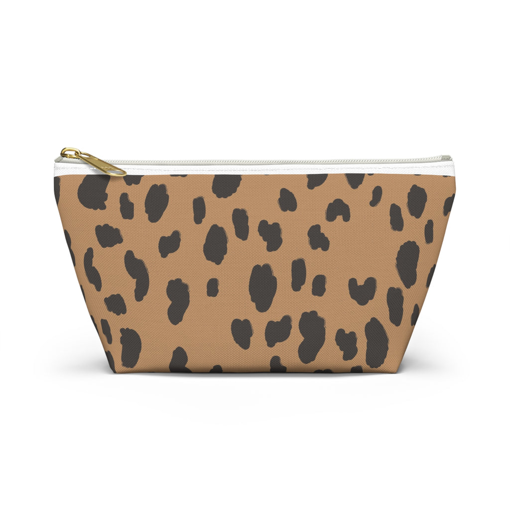 Leopard Print Accessory Pouch — T‑Bottom Makeup Bag