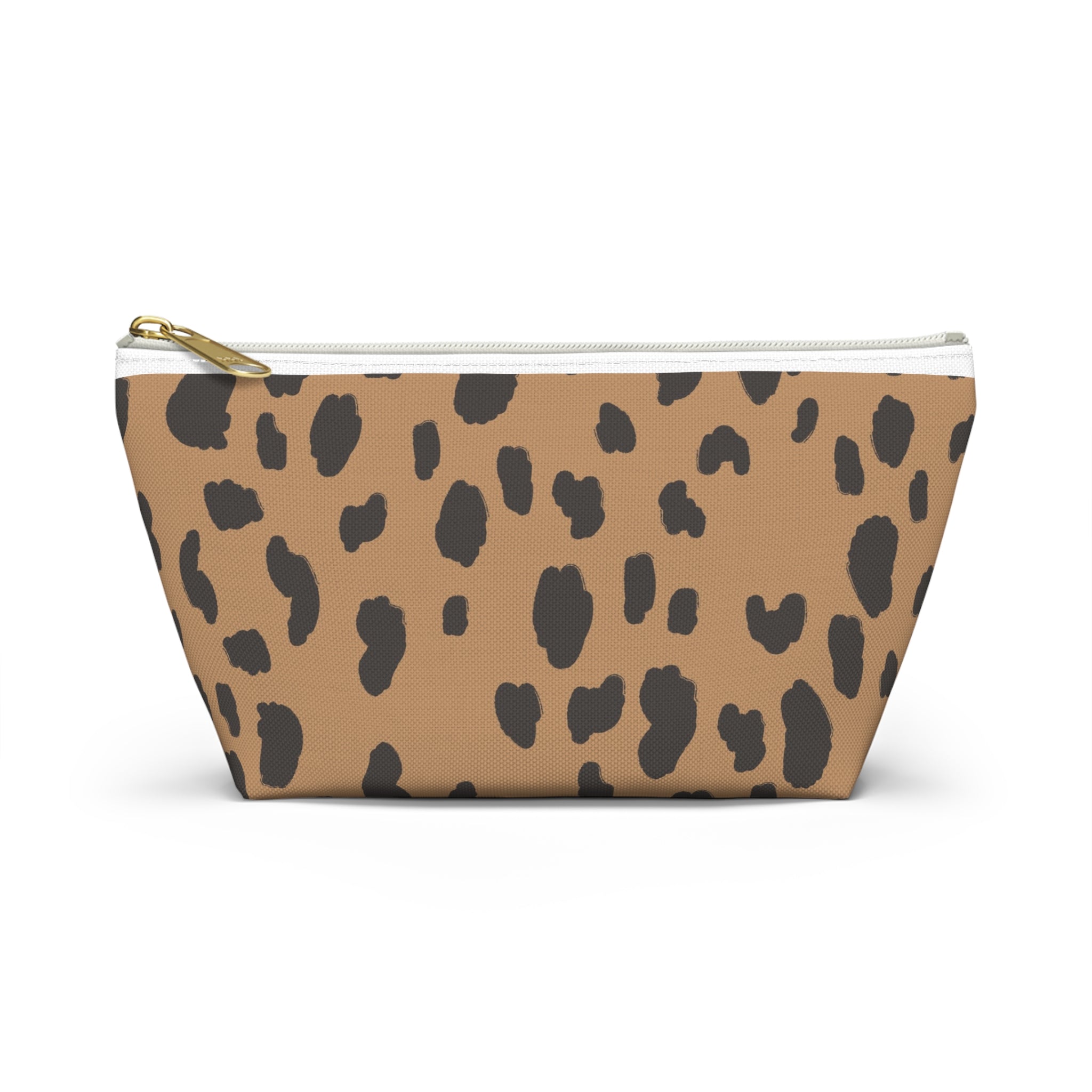 Leopard Print Accessory Pouch — T‑Bottom Makeup Bag
