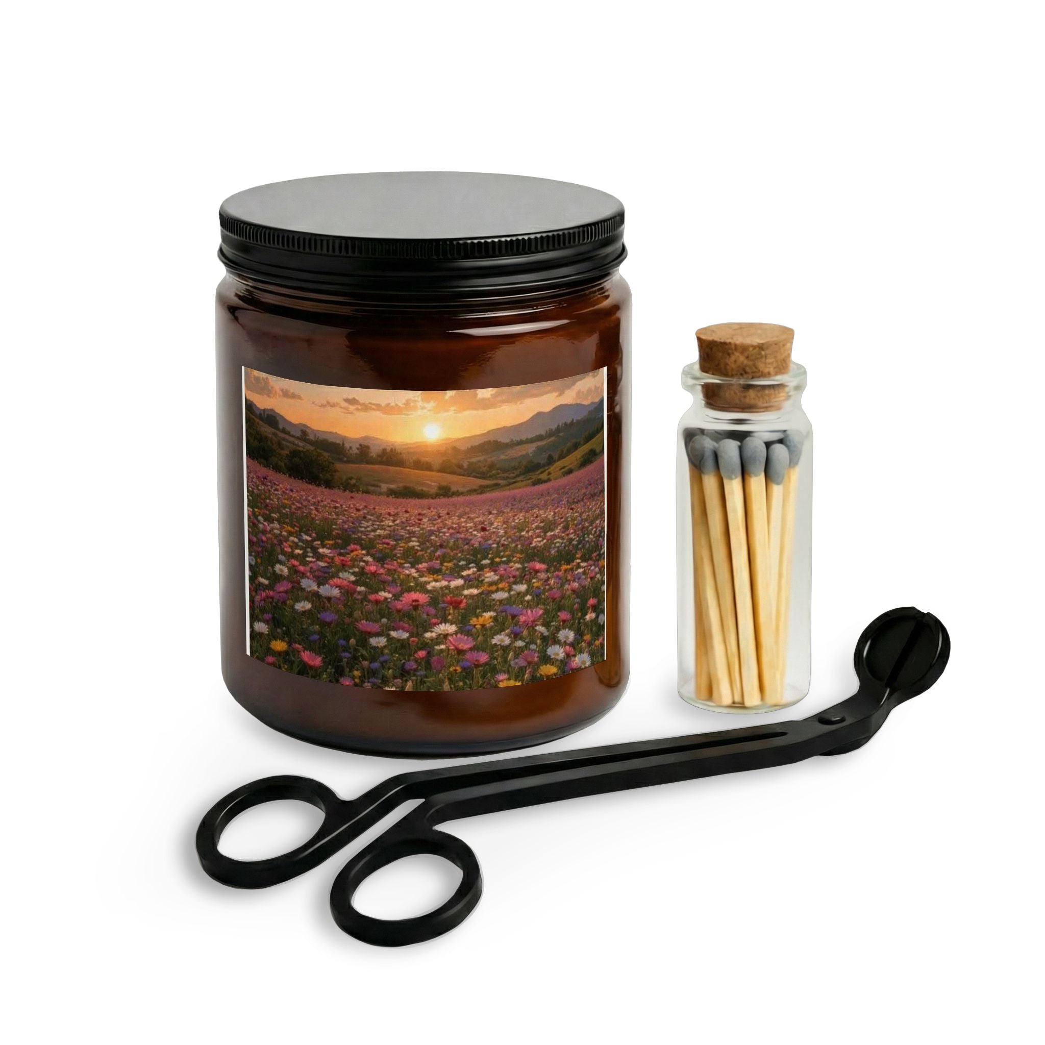 Candle Set with Matches and Wick Trimmer